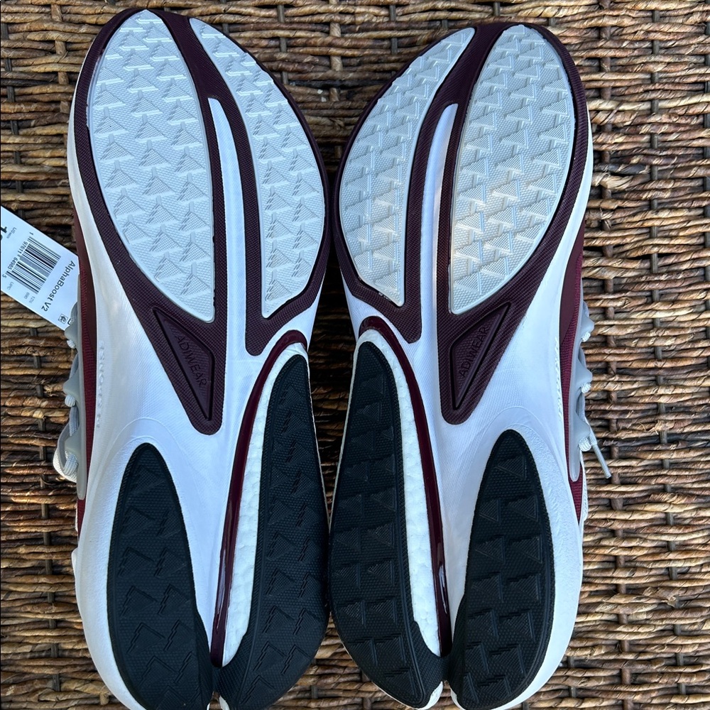 Texas A&M Athletic Sneakers Burgandy/Cool Grey Cloud White NEW - Picture 10 of 12